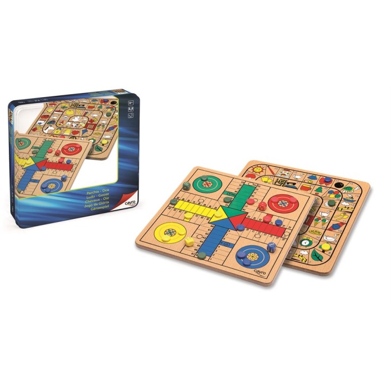 PARCHIS-OCA CAJA METAL