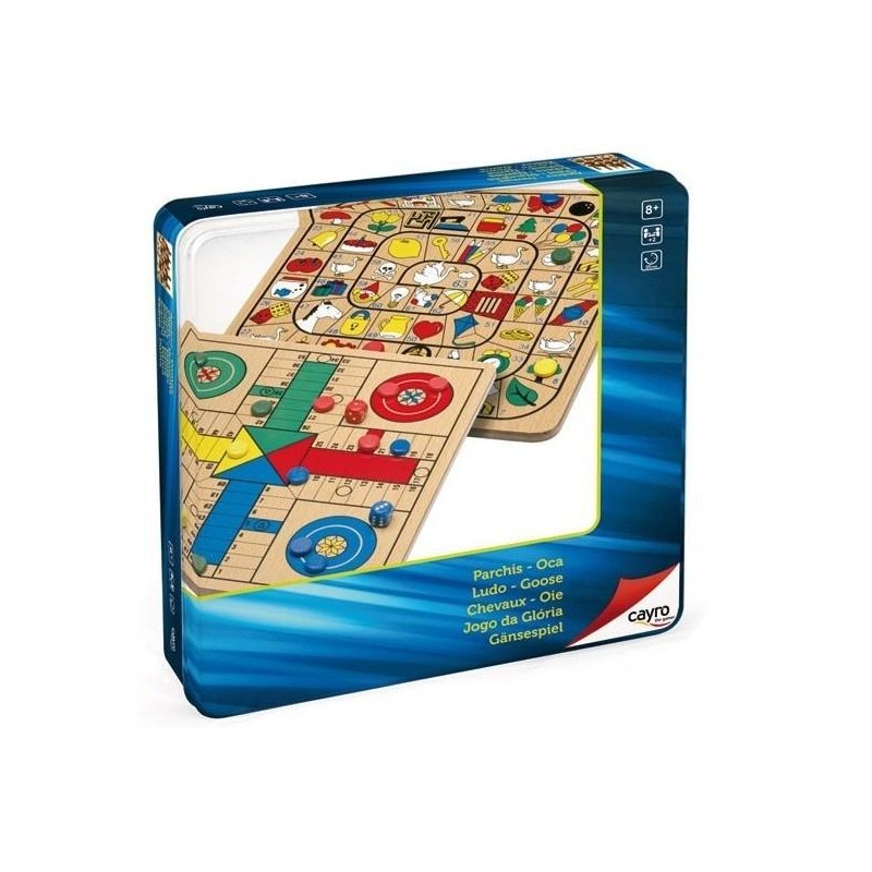 PARCHIS-OCA CAJA METAL