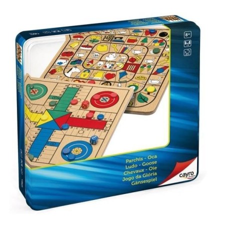 PARCHIS-OCA CAJA METAL