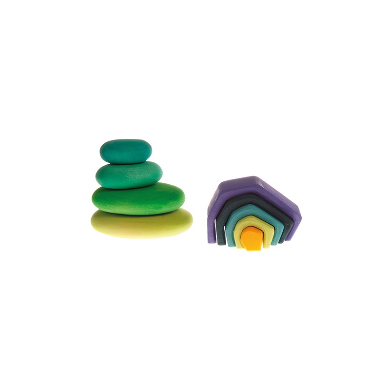 PIEDRAS DE MUSGO - VERDES