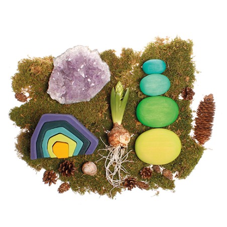 PIEDRAS DE MUSGO - VERDES