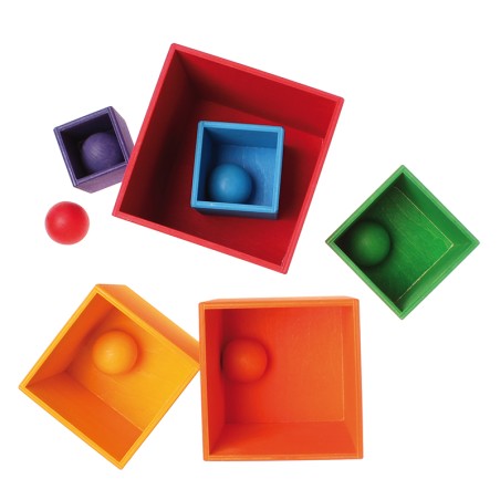 6 BOLAS DE MADERA