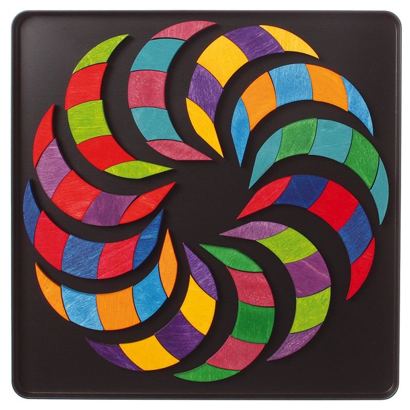 PUZLE MAGNÉTICO ESPIRAL DE COLORES