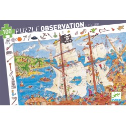 PUZLE OBSERVACIÓN PIRATAS 100 piezas