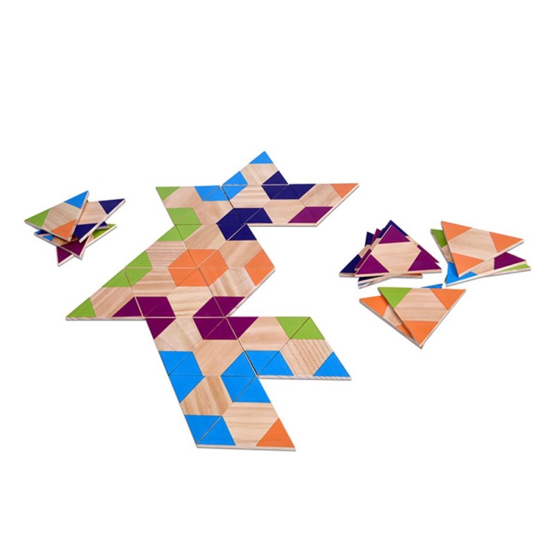 DOMINO TRIANGULAR COLORES