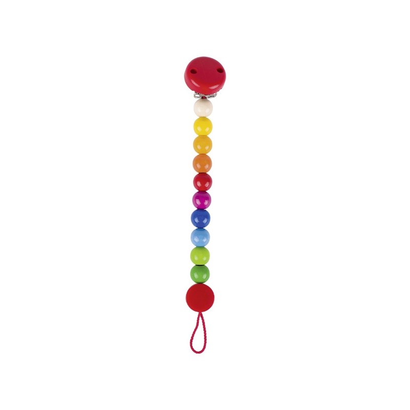 CADENA CHUPETE ARCOIRIS