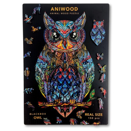 PUZLE BUHO MEDIANO - ANIWOOD