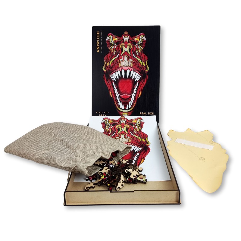 PUZLE TIRANOSAURIO REX PEQUEÑO - ANIWOOD