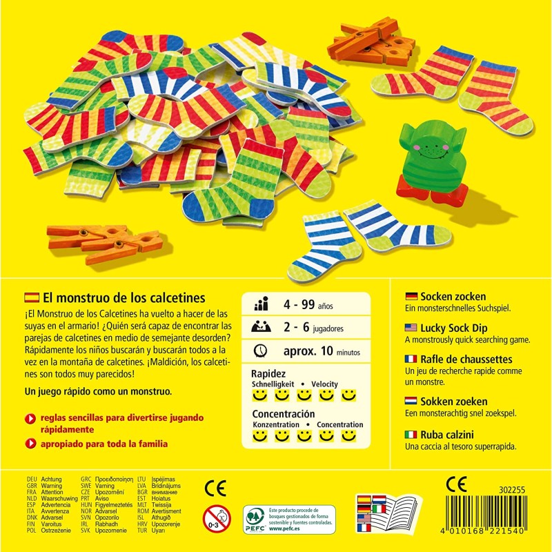 MONSTRUO DE LOS CALCETINES