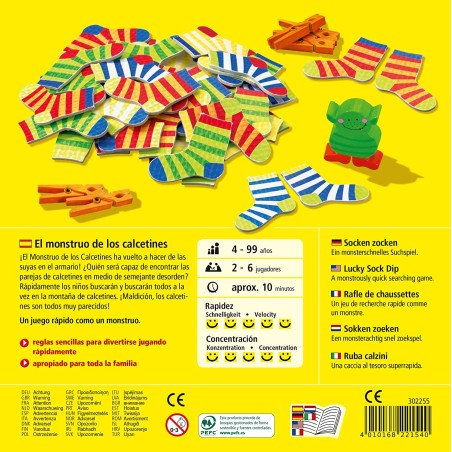 MONSTRUO DE LOS CALCETINES