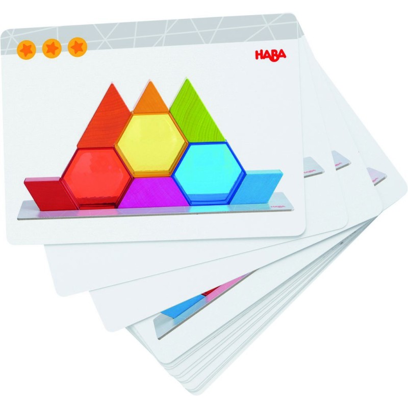 CRISTALES DE COLORES JUEGO DE APILAR