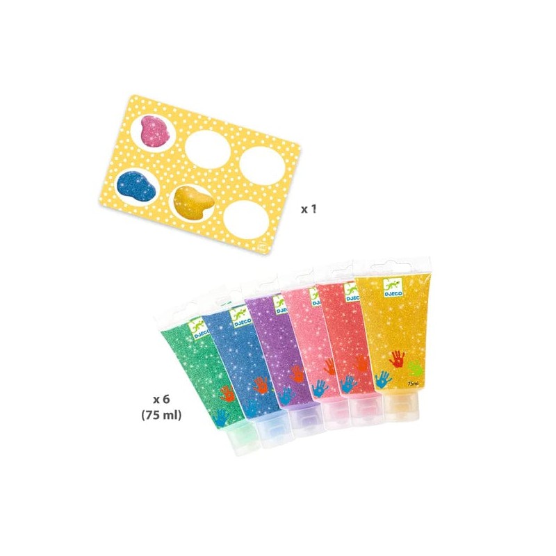PINTURA PARA DEDOS BRILLANTE