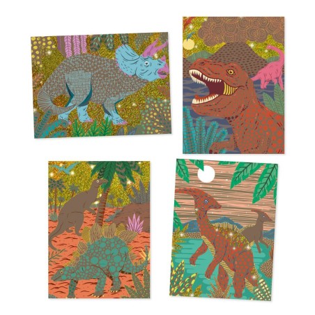 CUADROS RASCAR DINOS