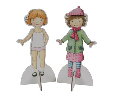 MUÑECAS DE PAPEL VINTAGE