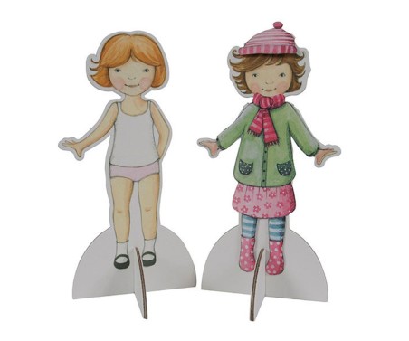 MUÑECAS DE PAPEL VINTAGE