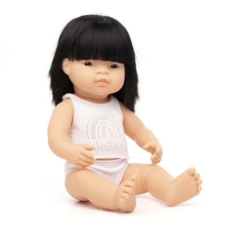MUÑECA ASIATICA NIÑA 38cm.