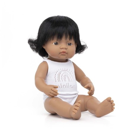 MUÑECA LATINOAMERICANA 38cm.