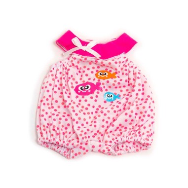 PIJAMA PUNTOS ROSA 32cm.