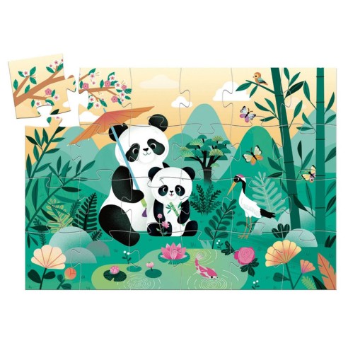 PUZLE SILUETA LEO PANDA 24 PZAS.