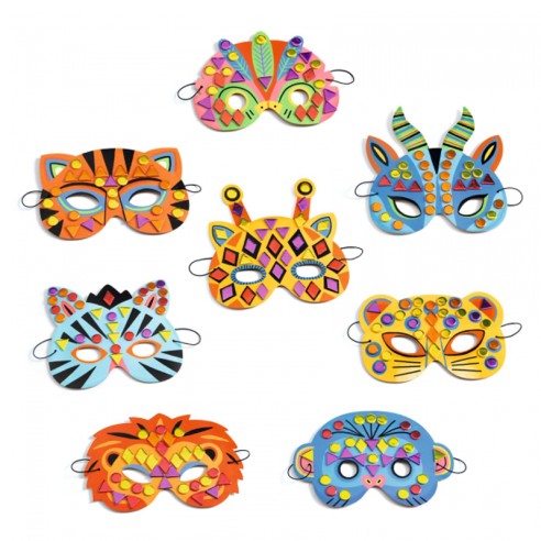 DIY MASCARAS ANIMALES DE LA SELVA