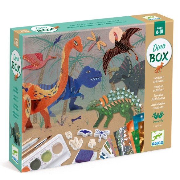 CAJA MANUALIDADES DINO