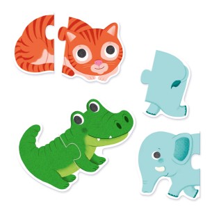 PUZLE DUO ANIMALES 2