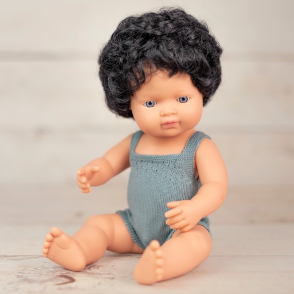 MUÑECA AFRICANA 38cm (pelele melón)