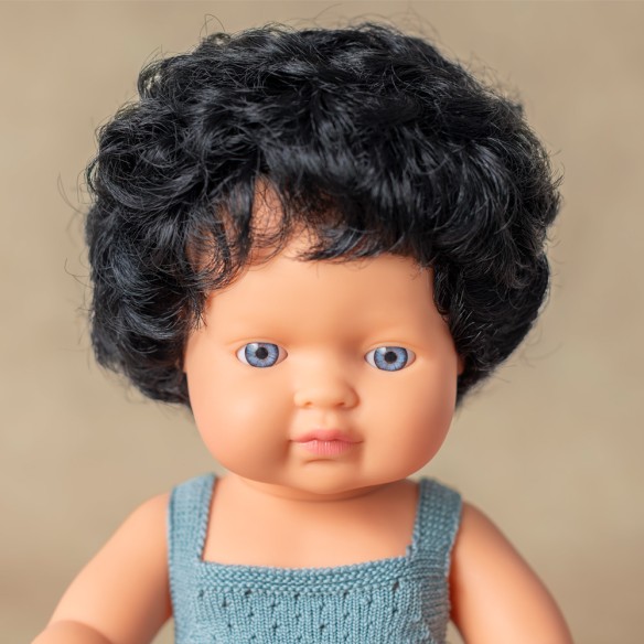 MUÑECA AFRICANA 38cm (pelele melón)