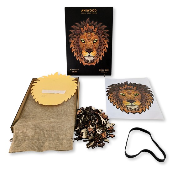 PUZLE LEÓN MEDIANO - ANIWOOD