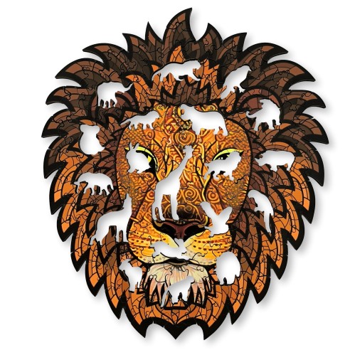 PUZLE LEÓN MEDIANO - ANIWOOD