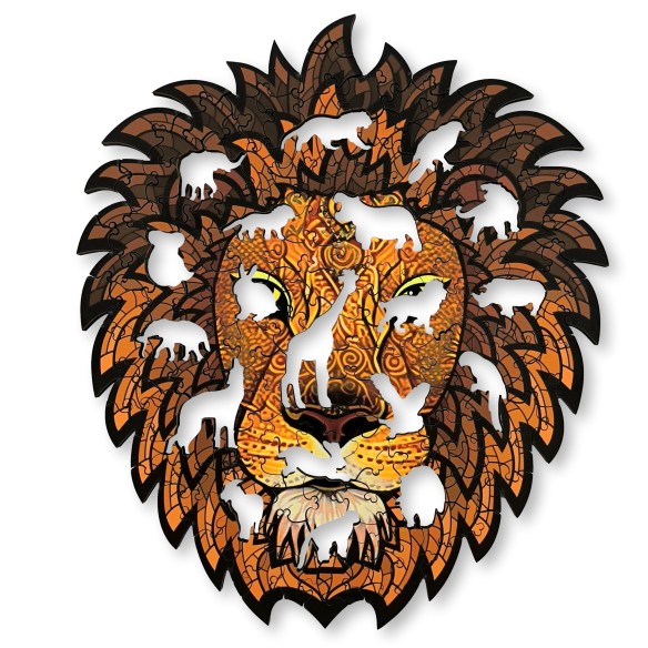 PUZLE LEÓN MEDIANO - ANIWOOD