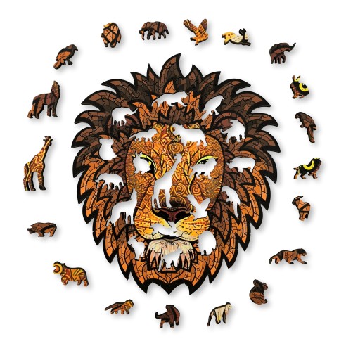PUZLE LEÓN MEDIANO - ANIWOOD