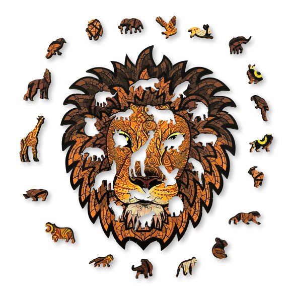 PUZLE LEÓN MEDIANO - ANIWOOD