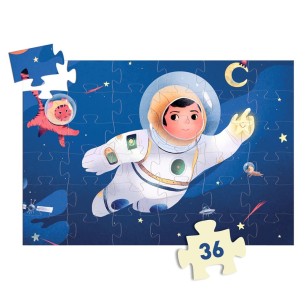 PUZLE SILUETA ASTRONAUTA 2