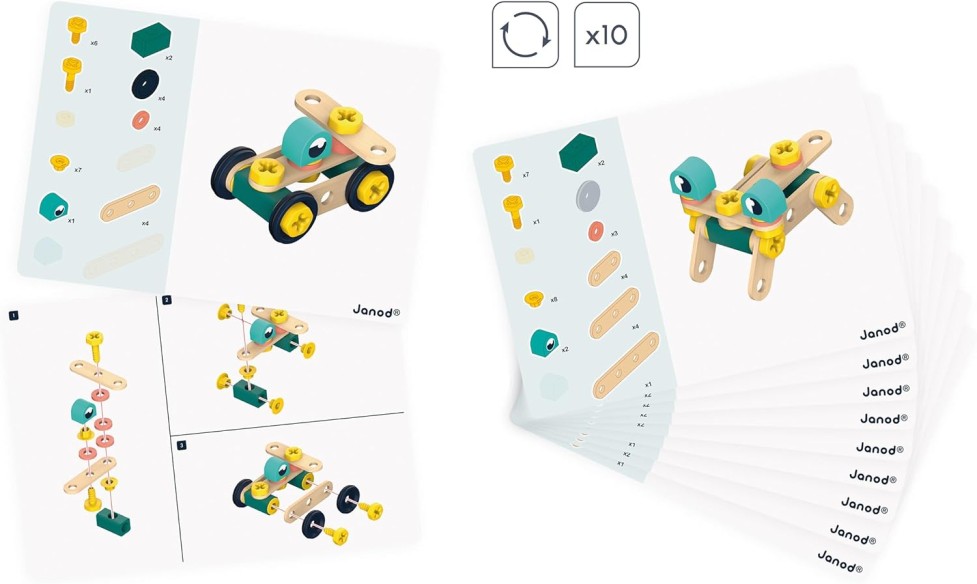 BRICOKIDS BARRIL 50 PIEZAS