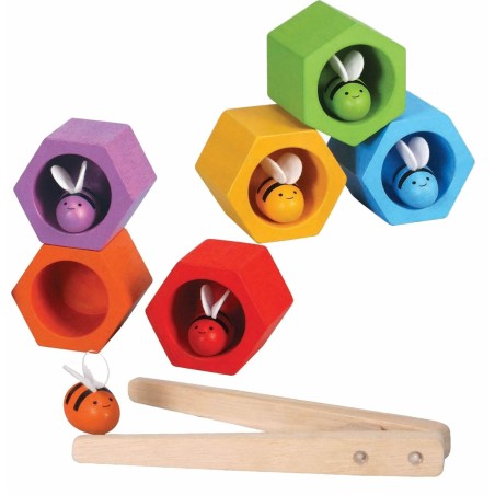 ABEJAS EN LA COLMENA PLANTOYS