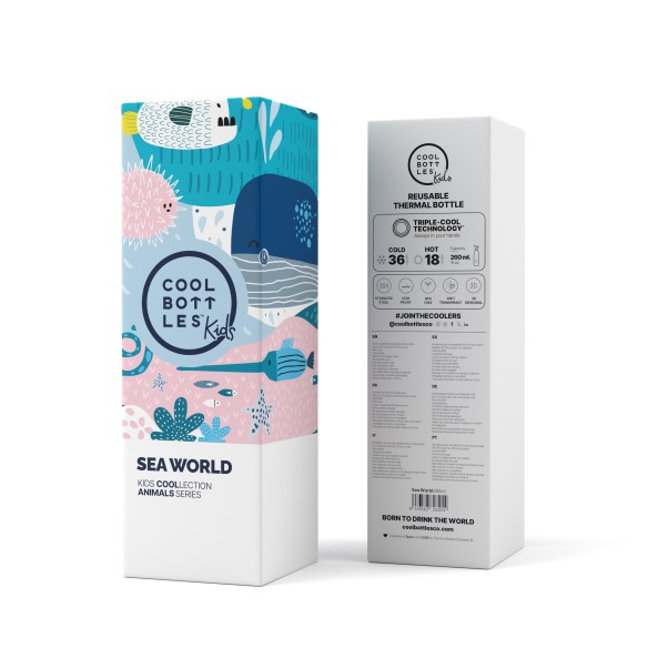 Botella NIÑOS SEA WORLD 260ml.