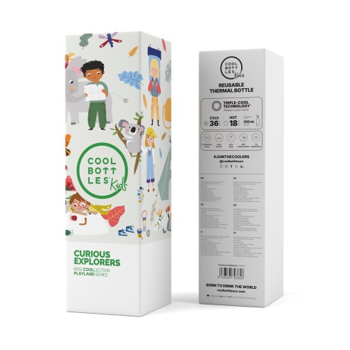 Botella NIÑOS CURIOUS EXPLORERS 350 ml.