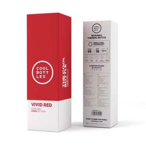 Botella ROJO VIVO 500ml.