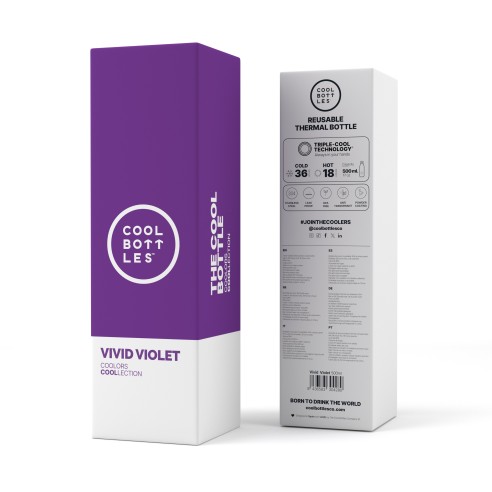 Botella MORADO VIVO 500 ml.