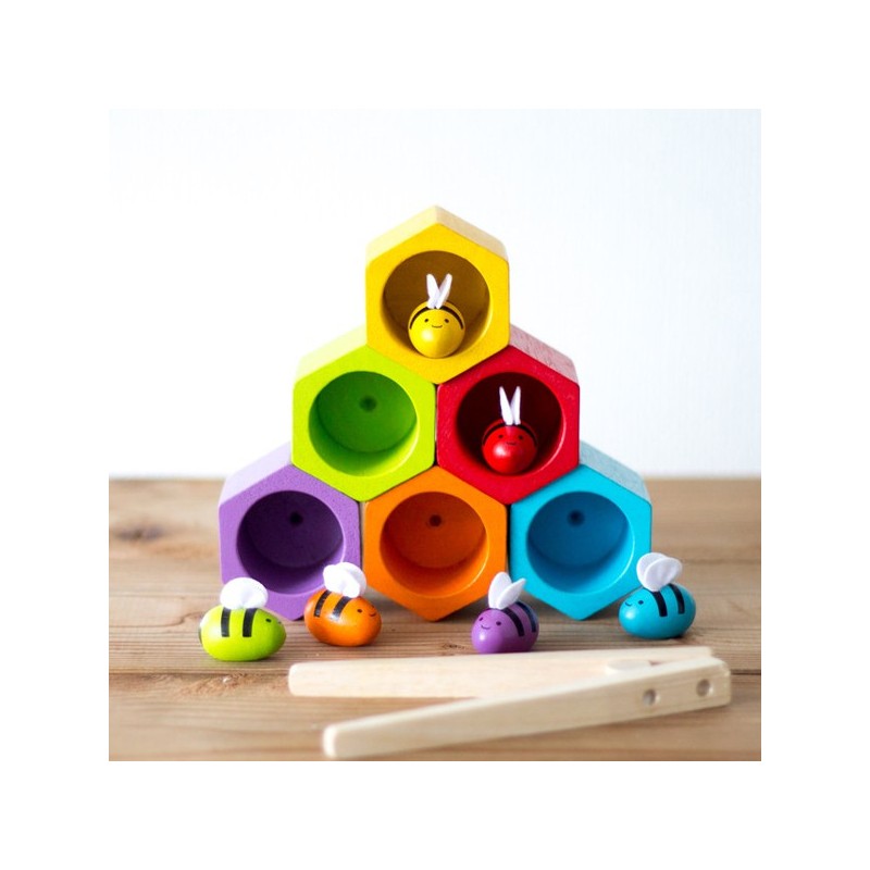 ABEJAS EN LA COLMENA PLANTOYS