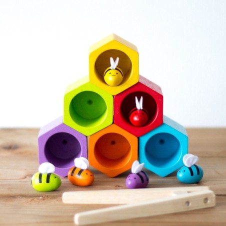 ABEJAS EN LA COLMENA PLANTOYS