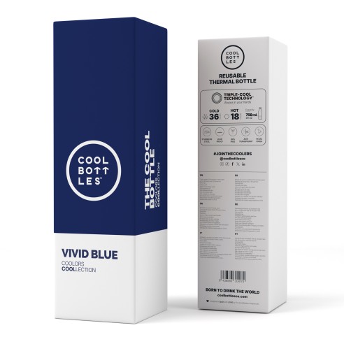 Botella AZUL VIVO 750ml.
