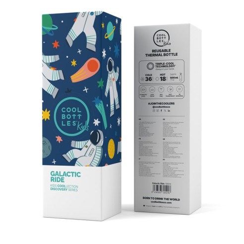 Botella GALACTIC RIDE TERMO 500 ml.