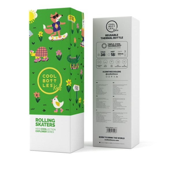 Botella ROLLING SKATERS TERMO 500ml.
