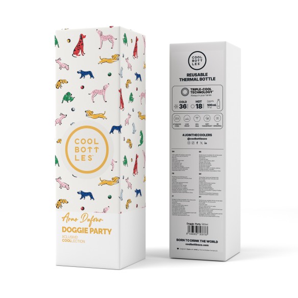 Botella DOGGIE PARTY 500 ml.