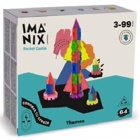 IMANIX COHETE CASTILLO 64 PIEZAS