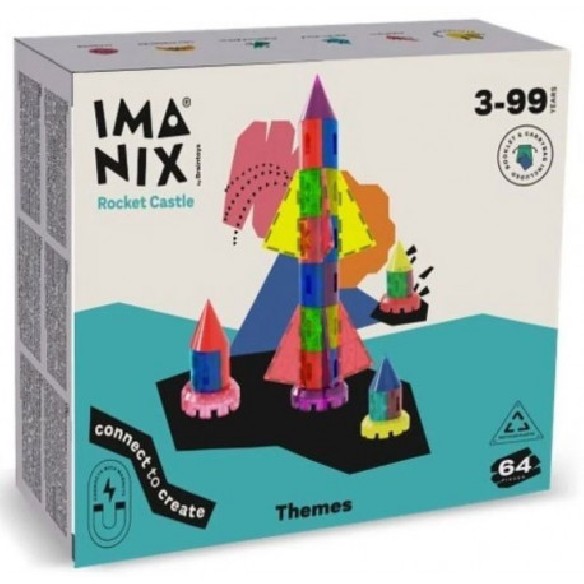 IMANIX COHETE CASTILLO 64 PIEZAS