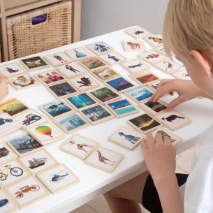TICKIT CAJA 90 FICHAS DE MADERA PARA CREAR HISTORIAS 2