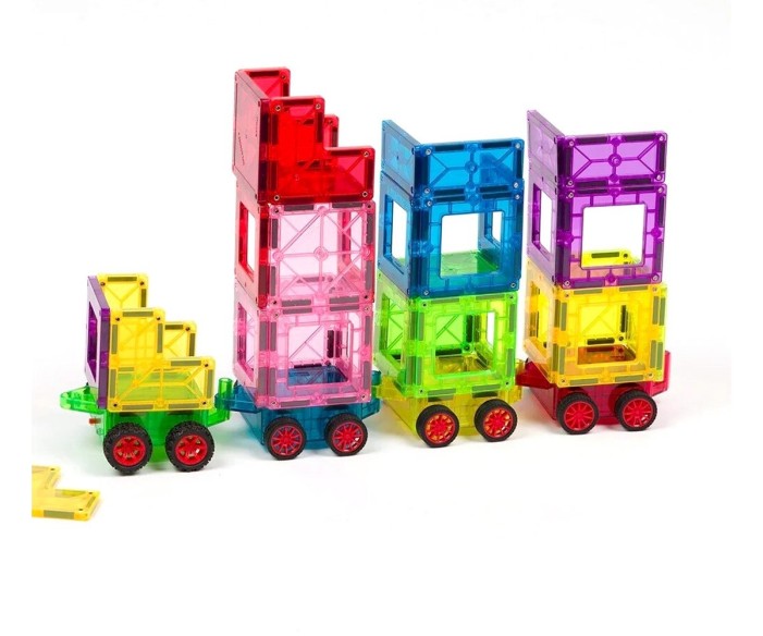 IMANIX TREN CON VAGONES 38 PIEZAS